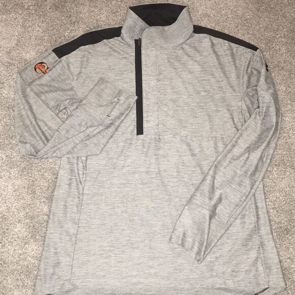 UA under Armour Heatgear Campbell Fighting Camels LS running sweatshirt shirt M - Picture 1 of 6